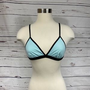 VS Teal Cotton Triangle Bralette